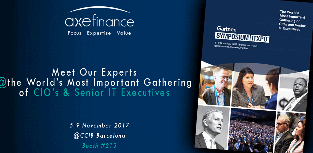 Meeting you at Gartner Symposium IT Expo Barcelona